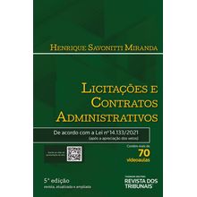 Licitações e Contratos Administrativos