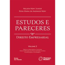 Estudos e pareceres - Vol. 2 - 1ª Edição